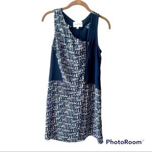 Olive & Oak Navy Shift Tunic Dress XS